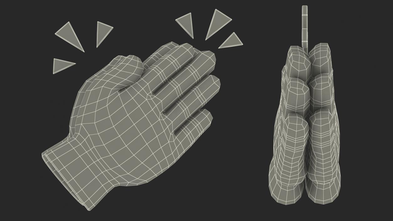 3D model Clapping Hands Emoji