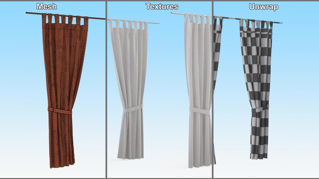 Classic Curtains Collection 3D