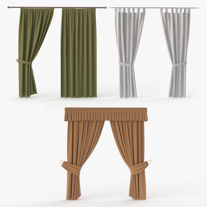 Classic Curtains Collection 3D