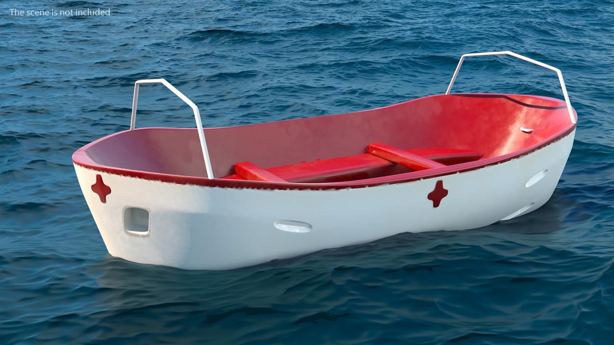 Hydraulic Rescue Boat Davit 3D