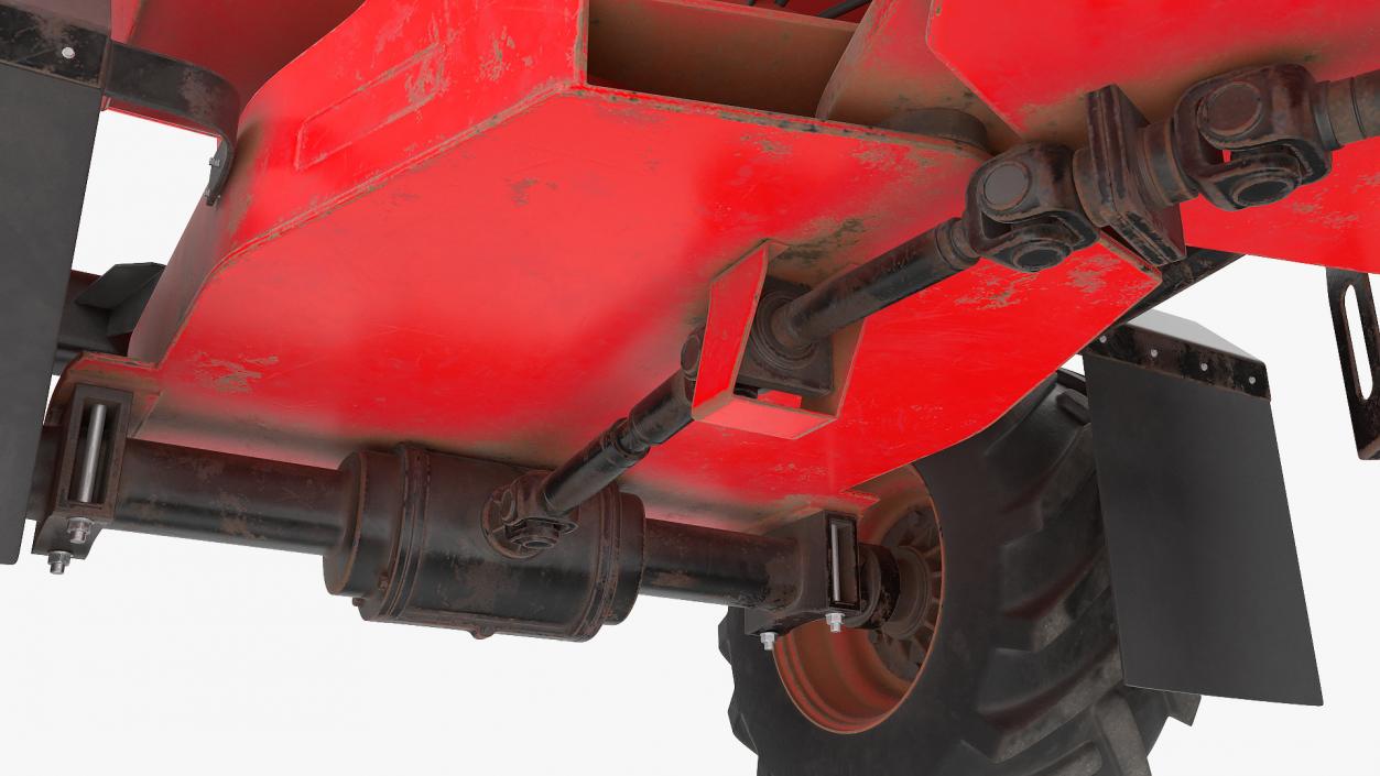 Cabbed Dumper Generic Dirty Rigged 3D model