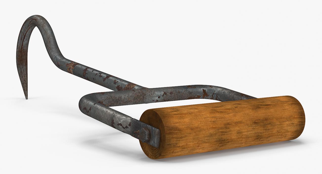 3D model Rustic Old Barn Hook