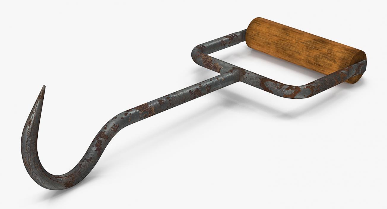 3D model Rustic Old Barn Hook