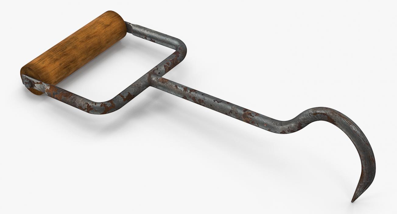 3D model Rustic Old Barn Hook