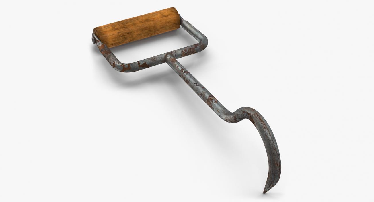 3D model Rustic Old Barn Hook