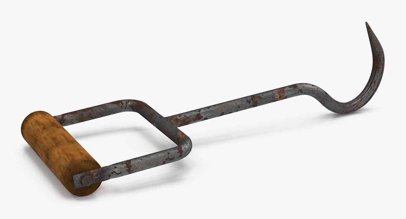 3D model Rustic Old Barn Hook