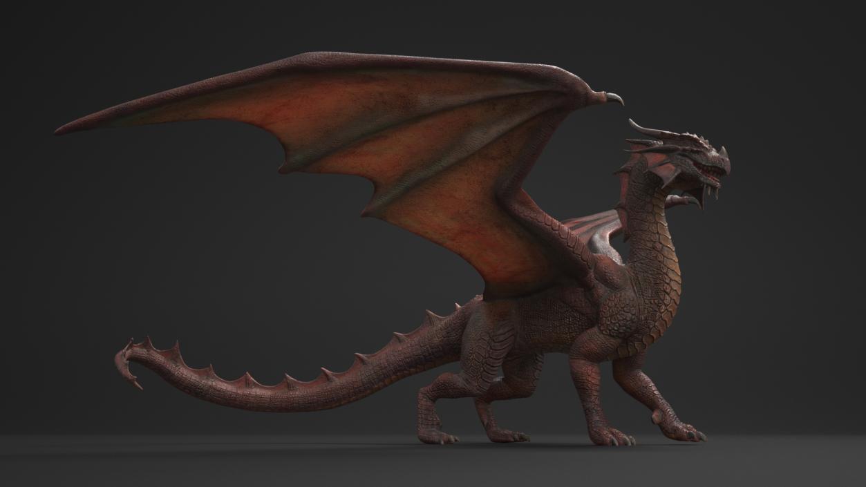 3D Ancient Dragon Rigged