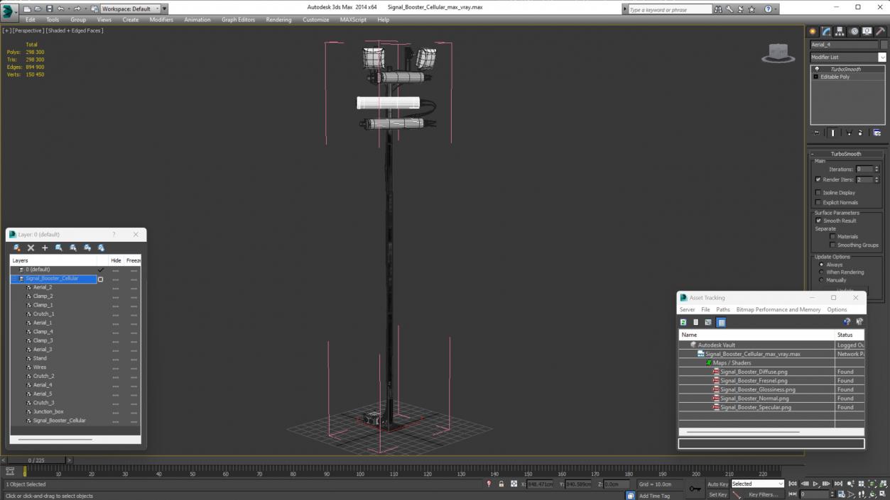 3D Signal Booster Cellular model