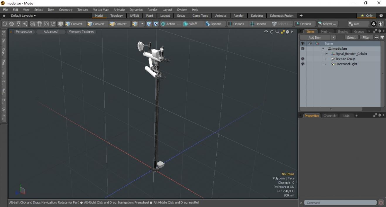 3D Signal Booster Cellular model