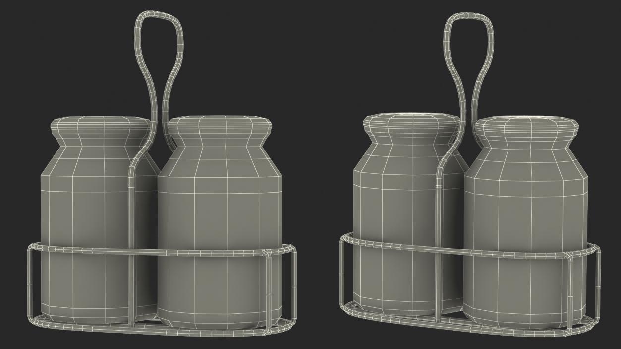 Salt Pepper Black and White 3D