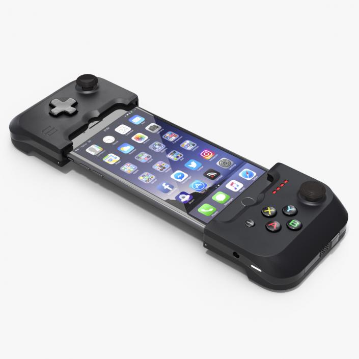 3D Gamevice Controller with Iphone 8 Plus model