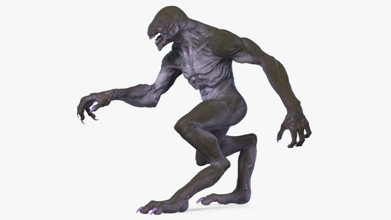 3D Monster Beast Walking Pose