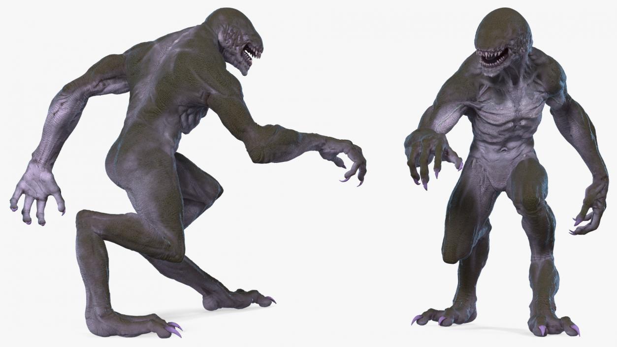 3D Monster Beast Walking Pose