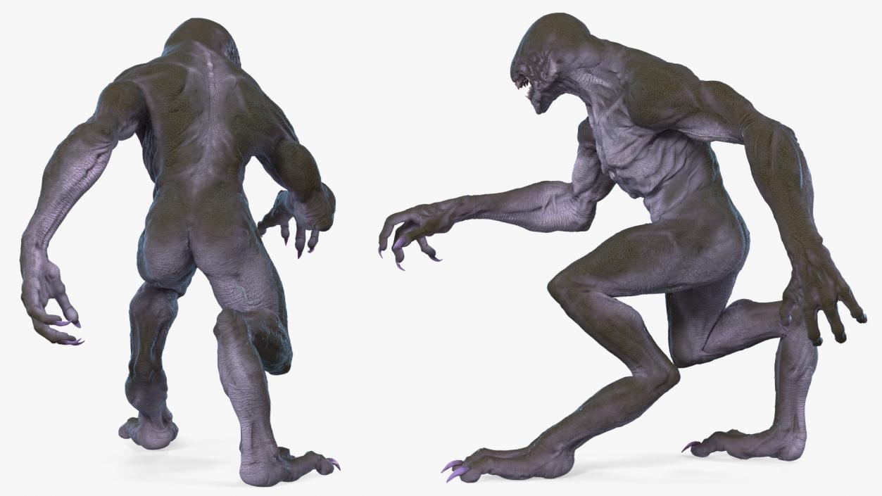 3D Monster Beast Walking Pose