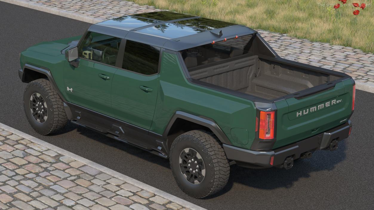 GMC Hummer EV Pickup Simple Interior(1) 3D model