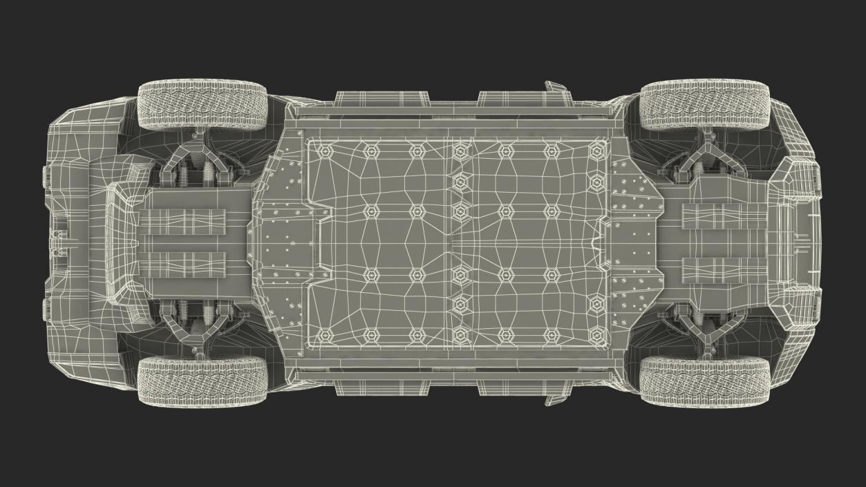 GMC Hummer EV Pickup Simple Interior(1) 3D model