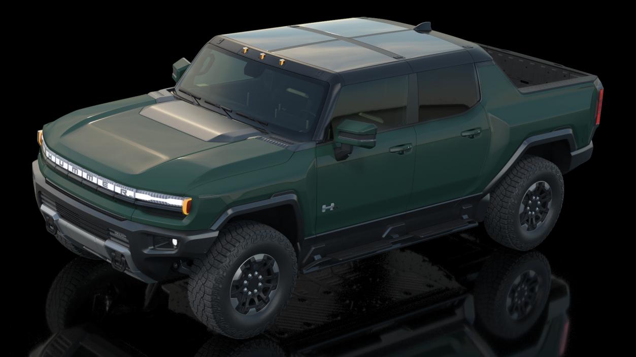 GMC Hummer EV Pickup Simple Interior(1) 3D model