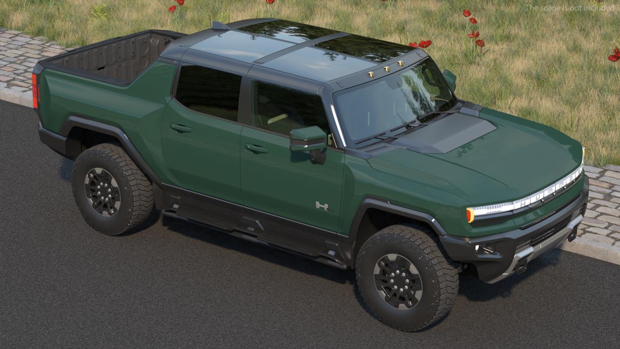 GMC Hummer EV Pickup Simple Interior(1) 3D model