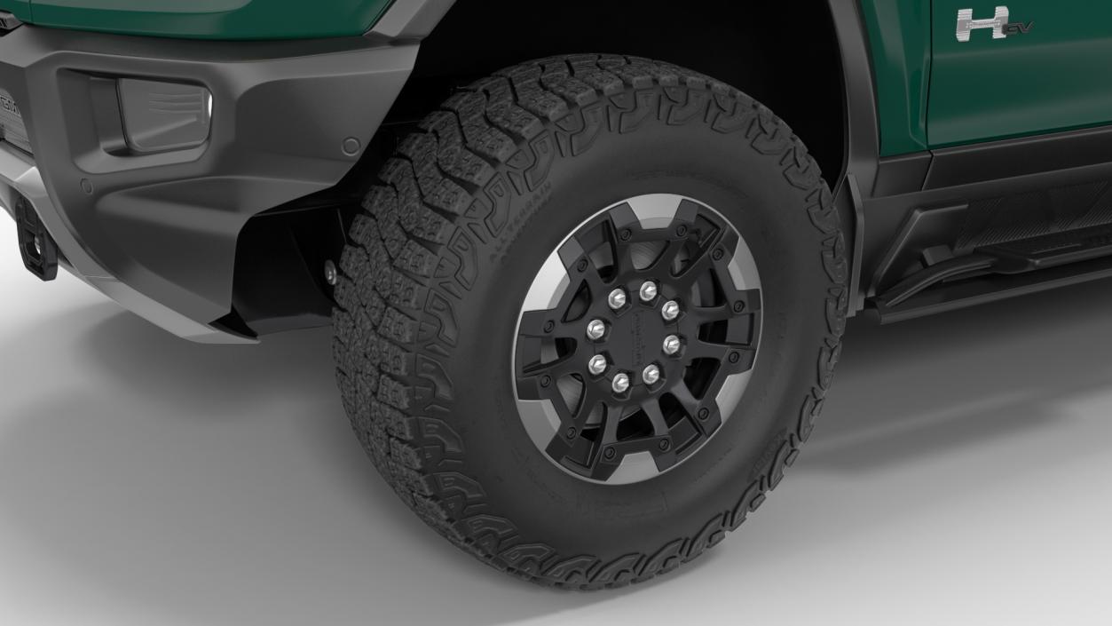 GMC Hummer EV Pickup Simple Interior(1) 3D model