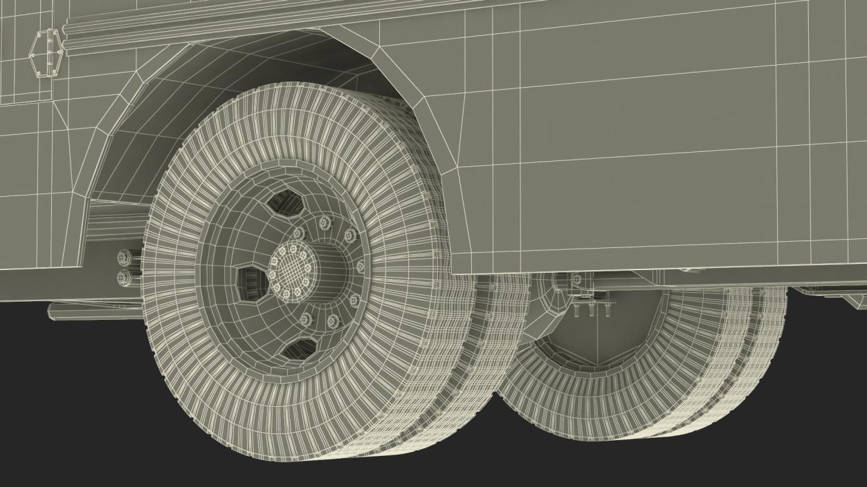 3D Electric School Bus Rigged