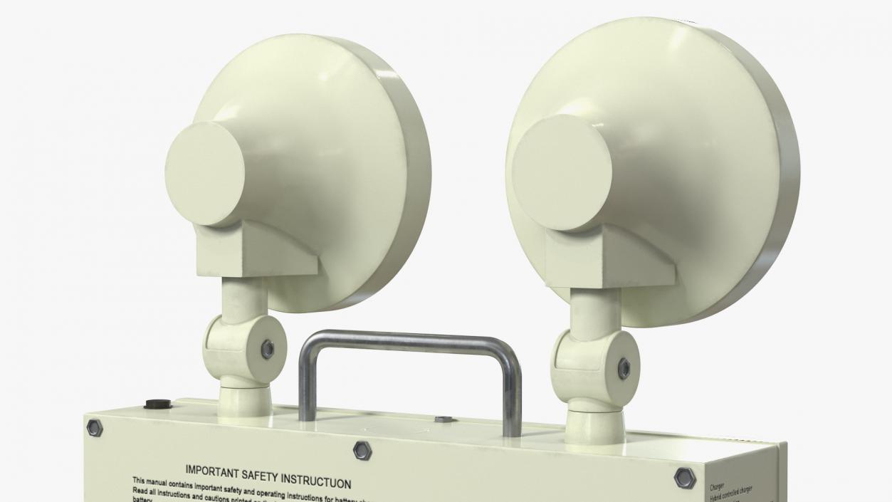 Twin Head Emergency Light SAMCOM ETL210 3D model