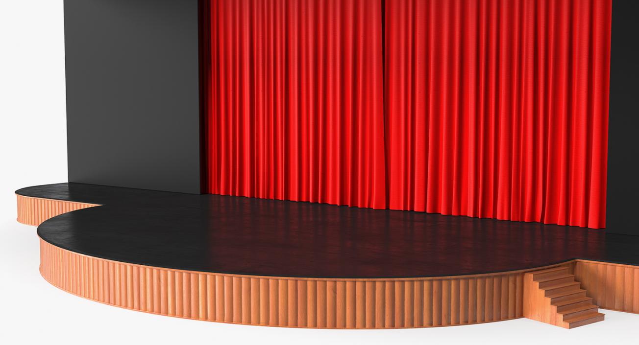 3D model Simple Theater Stage