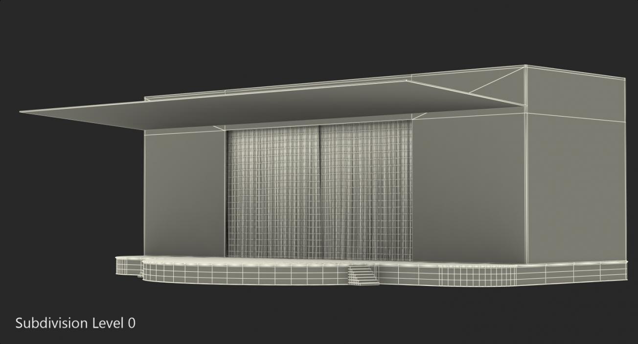 3D model Simple Theater Stage