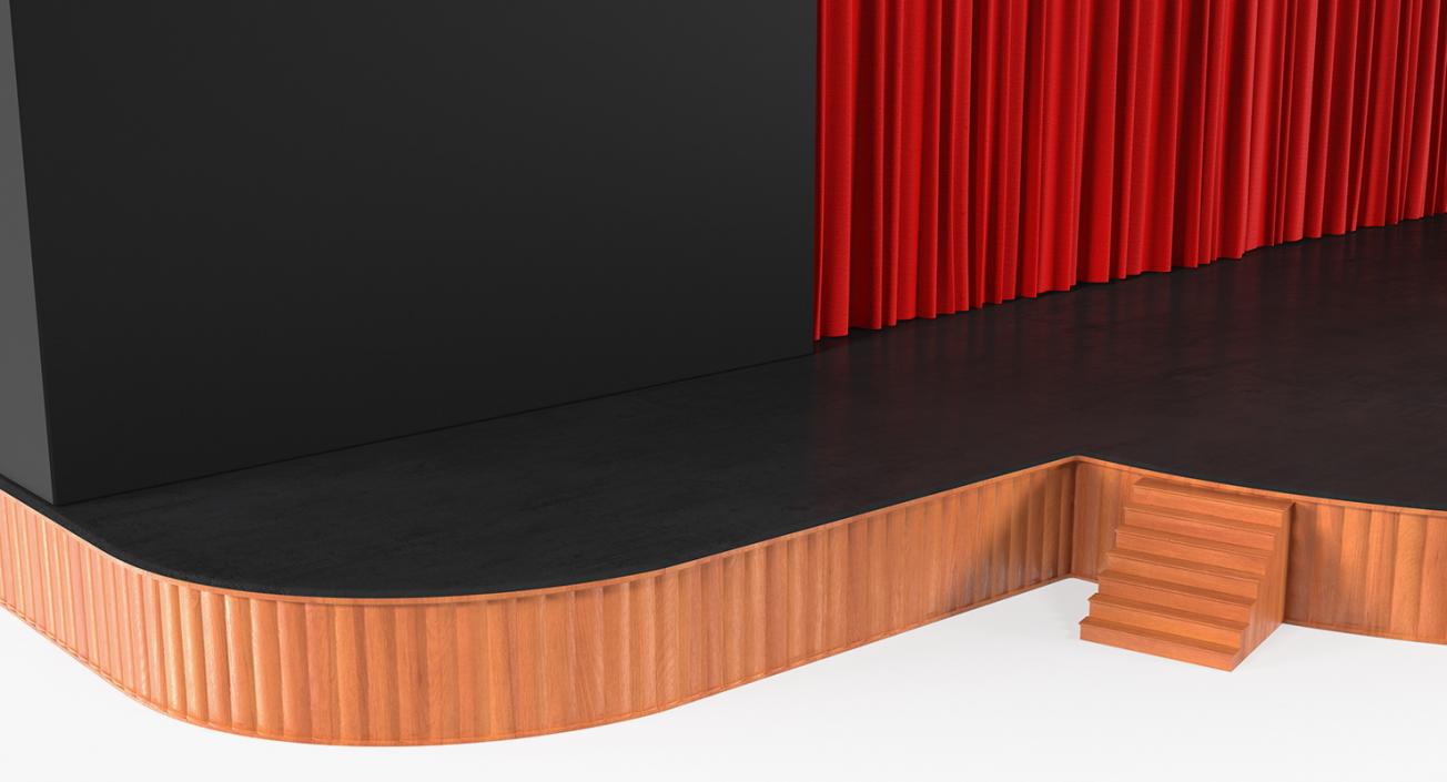 3D model Simple Theater Stage