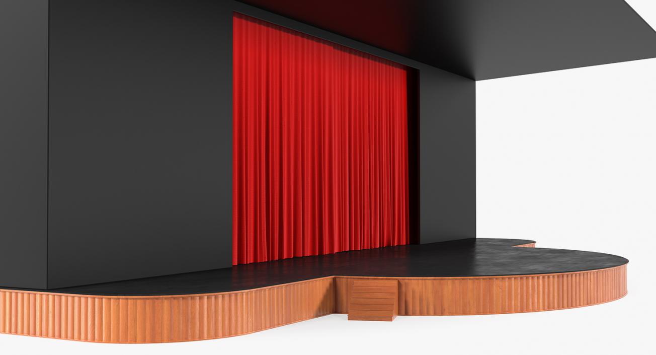 3D model Simple Theater Stage