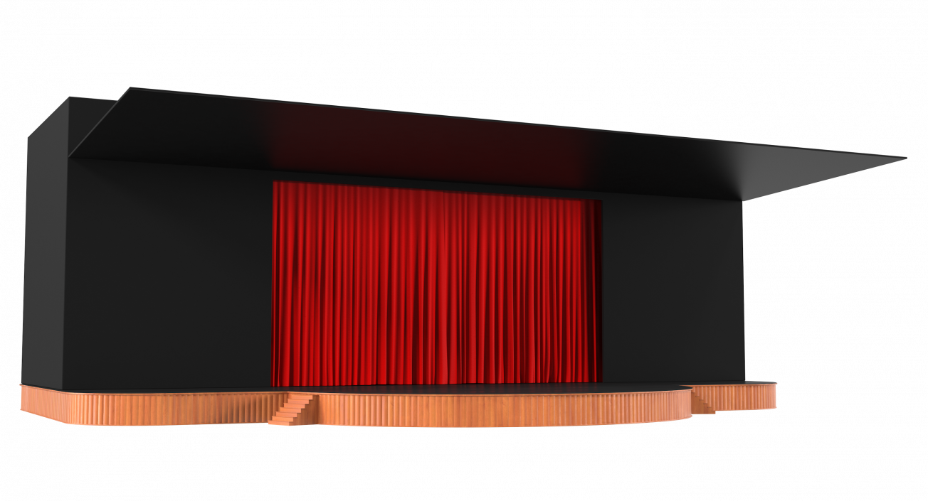 3D model Simple Theater Stage