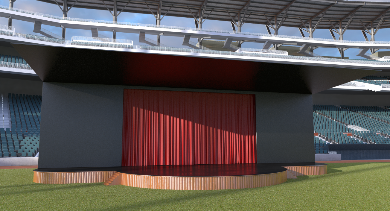 3D model Simple Theater Stage