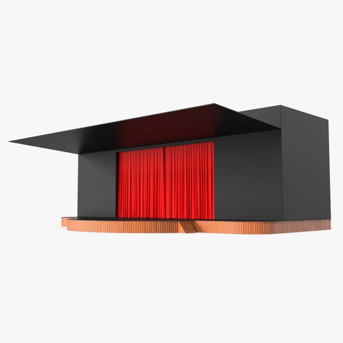 3D model Simple Theater Stage