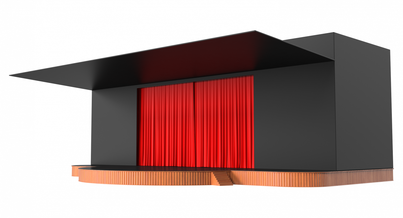 3D model Simple Theater Stage