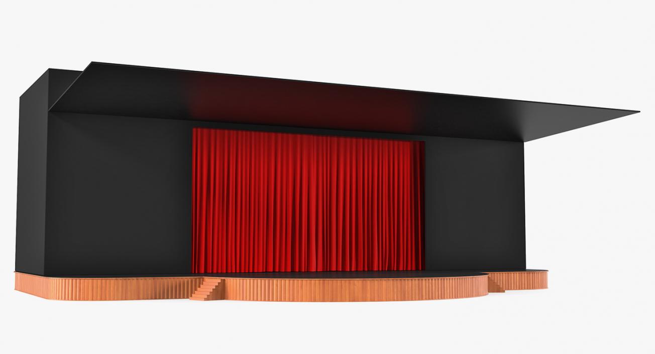 3D model Simple Theater Stage