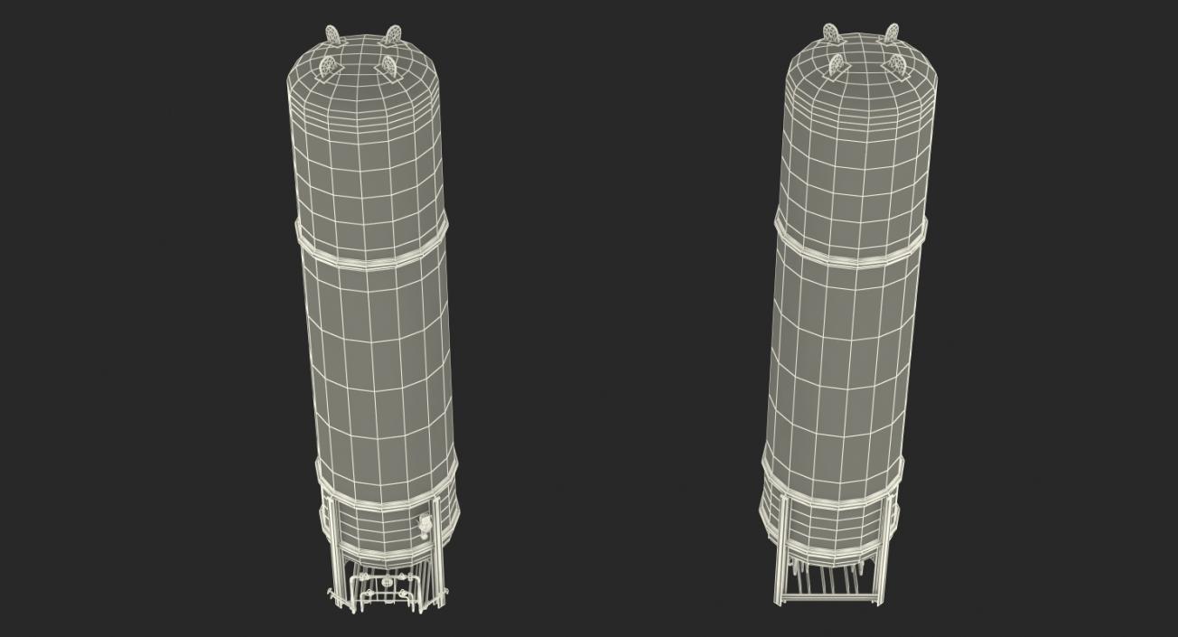 3D model Oil Storage Tanks Collection 4