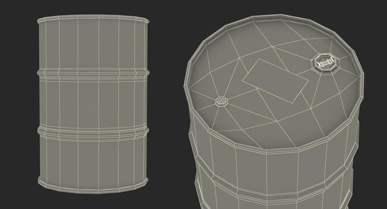 3D model Oil Storage Tanks Collection 4