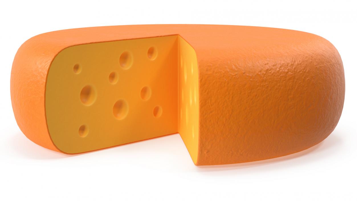 Cartoon Head of Cheese 3D