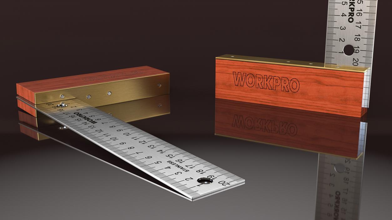 Workpro Carpentry Squares Set 3D model