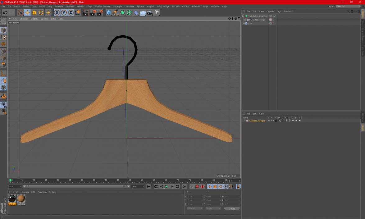 Clothes Hanger 3D model