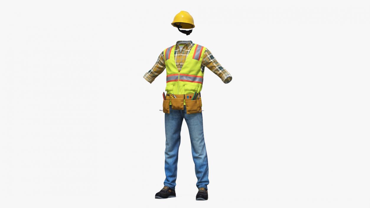 3D Clothing for Construction Workers model