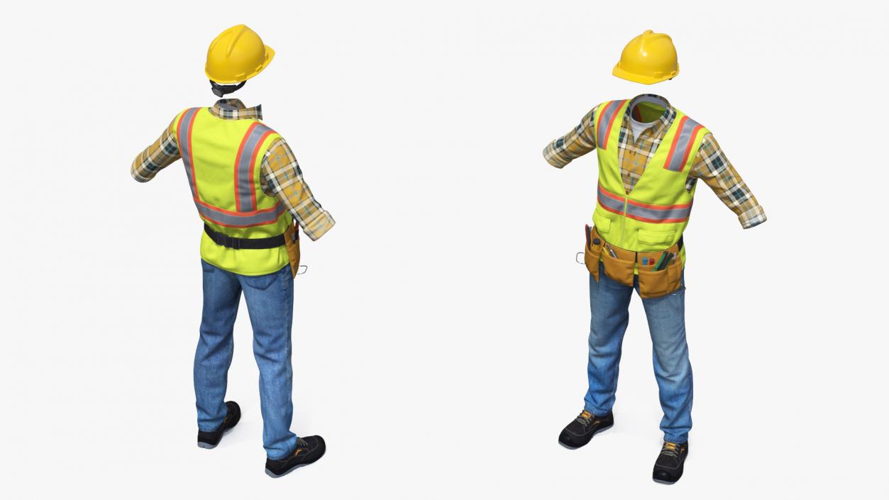 3D Clothing for Construction Workers model