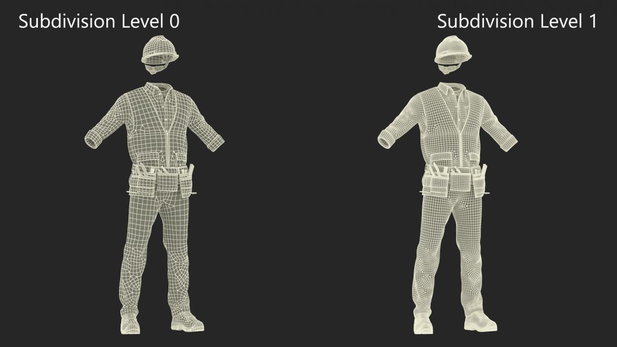 3D Clothing for Construction Workers model