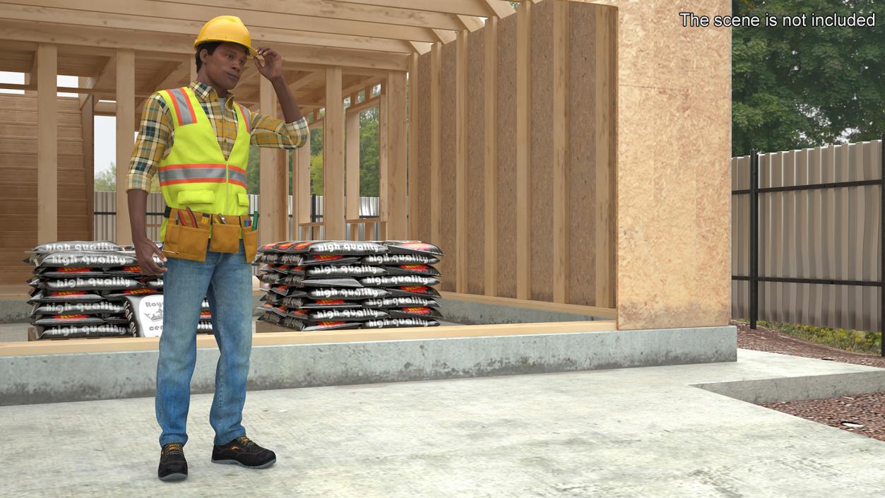 3D Clothing for Construction Workers model