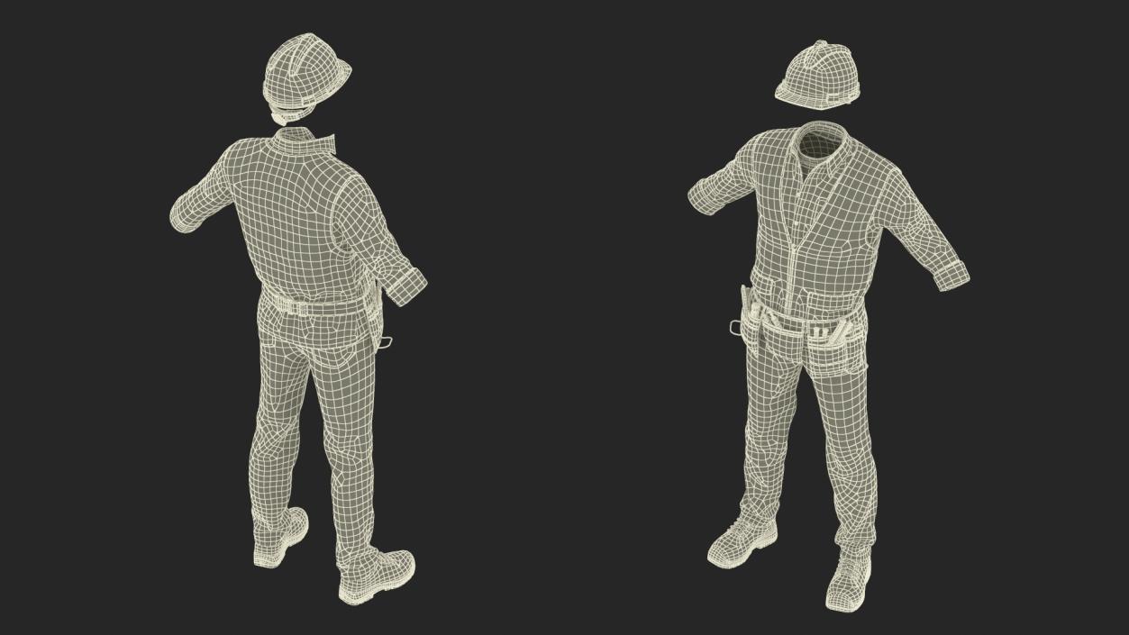 3D Clothing for Construction Workers model