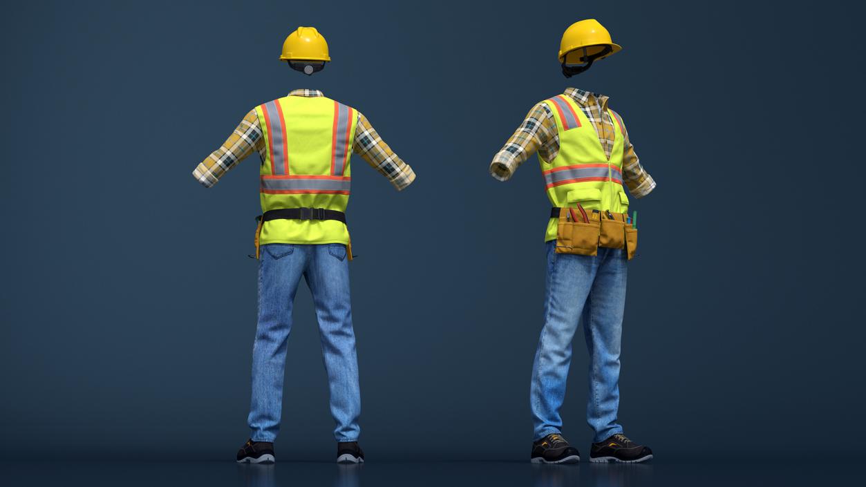 3D Clothing for Construction Workers model