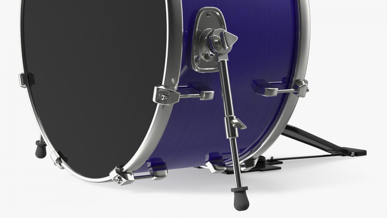 3D Bass Drum and Rack Toms model