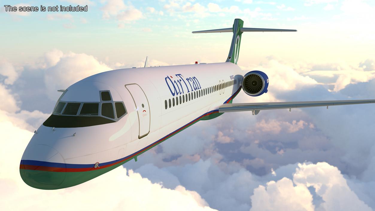 3D Boeing 717 AirTran Airways