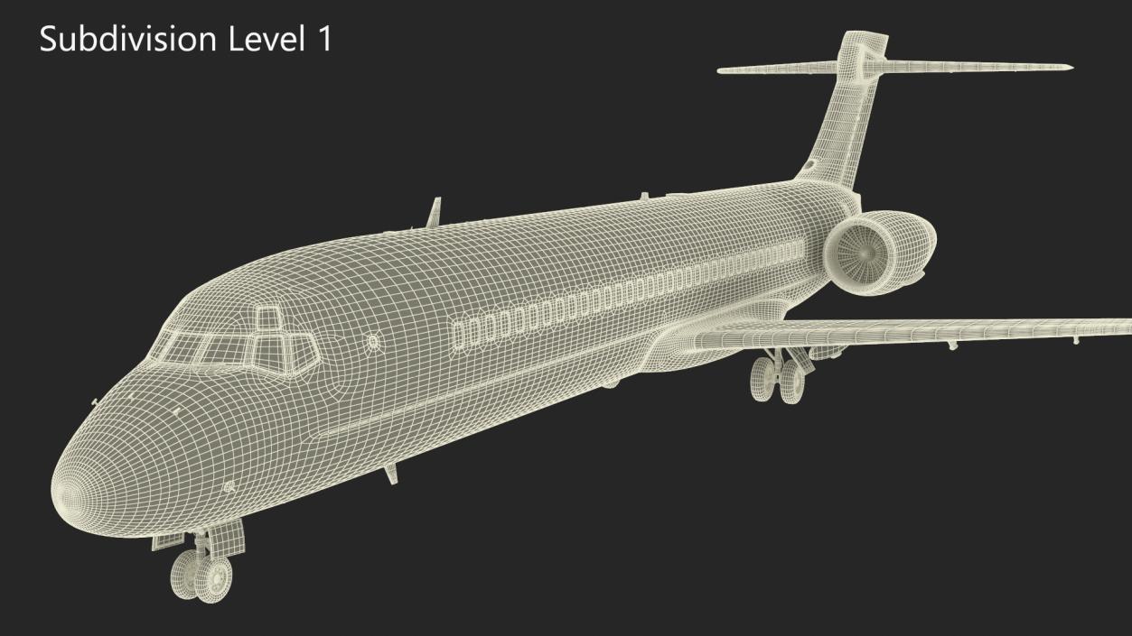 3D Boeing 717 AirTran Airways