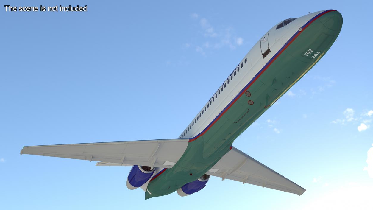 3D Boeing 717 AirTran Airways