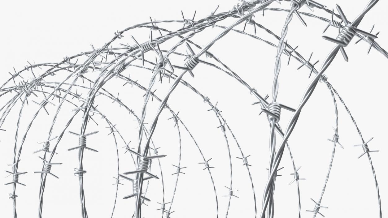 Razor Wire Obstacle 3D model